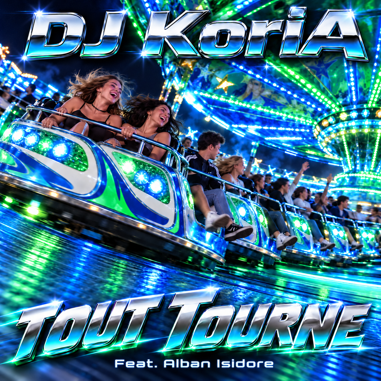 Pochette de Tout tourne, version DJ KoriA feat. Alban Isidore